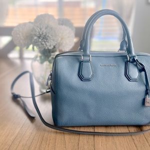 Blue Michael Kors Purse